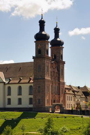 Quelle: Taxiarchos228 (Wikimedia Creative Commons) , St.Peter Klosterkirche Klosterkirch St. Peter