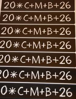 Aufkleber C+M+B
