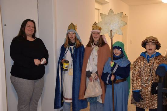 Sternsinger in Waldkirch unterwegs