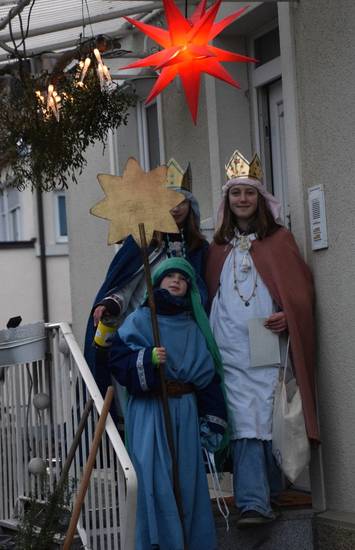 Sternsinger in Waldkirch unterwegs