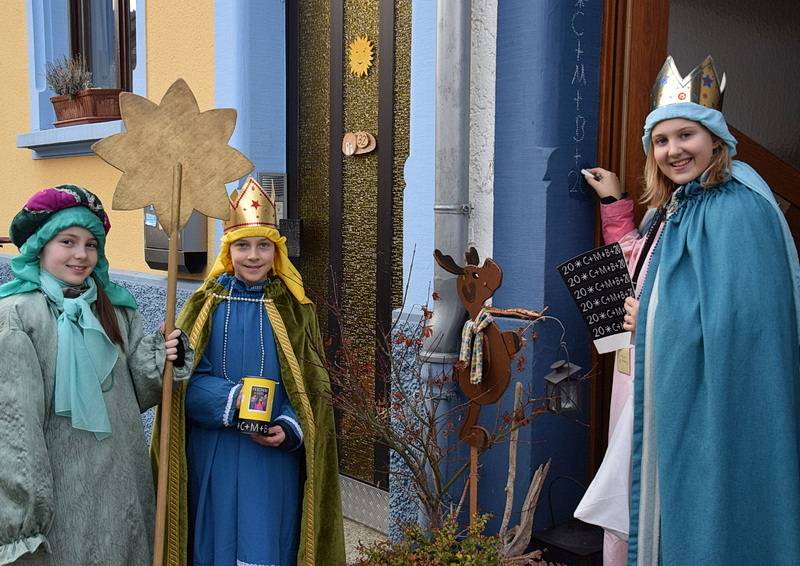 Sternsinger im Einsatz