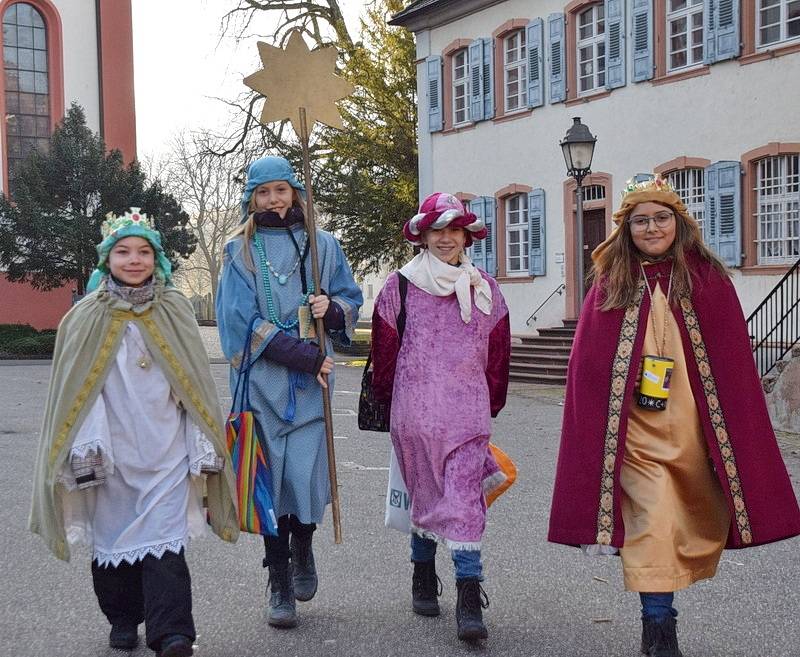Sternsinger im Einsatz