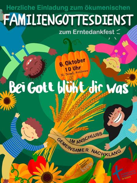 Plakat Erntedankgottesdienst
