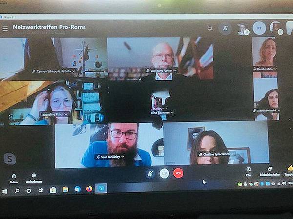 Quelle: Anlaufstelle Pro-Roma, Bildschirmkopie vom Video-Chat