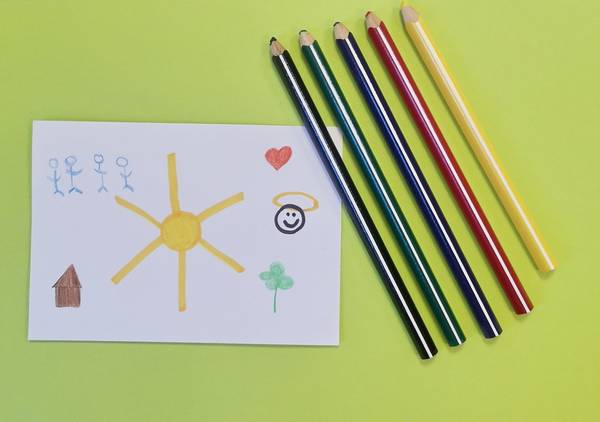 Quelle: Lisa Lauer, Kath. Kirchengemeinde Waldkirch Kinderzeichnung mit Malstiften