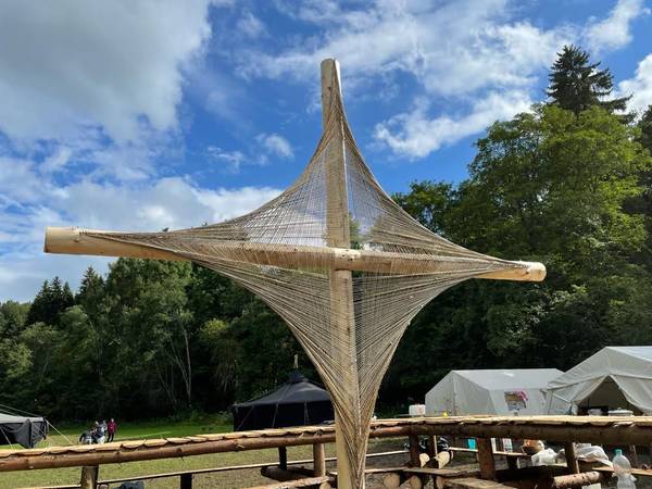 Quelle: Seelsorgeeinheit Waldkirch, C. Gairing Lagerkreuz der Pfadfinder